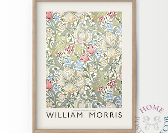 William Morris Floral, Morris Pattern, Morris Wall Paper, Morris Tapestry, Museum Exhibition, Vintage Flower, Morris Leaf - 41B