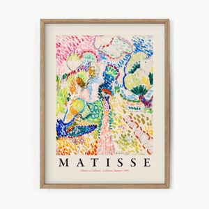 Matisse Oliviers, Matisse Collioure, Poster Exhibition, Gallery Wall, Matisse Poster, Bedroom Wall Decor, Colourful Print, Gift Idea