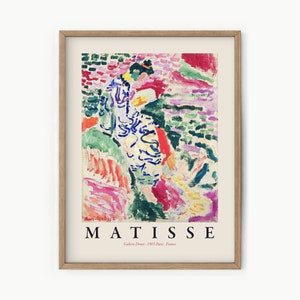 Henri Matisse Print, Matisse Exhibition, Japanese Garden, Floral Art Print, Nature Wall Art, Mid Century Modern image 1