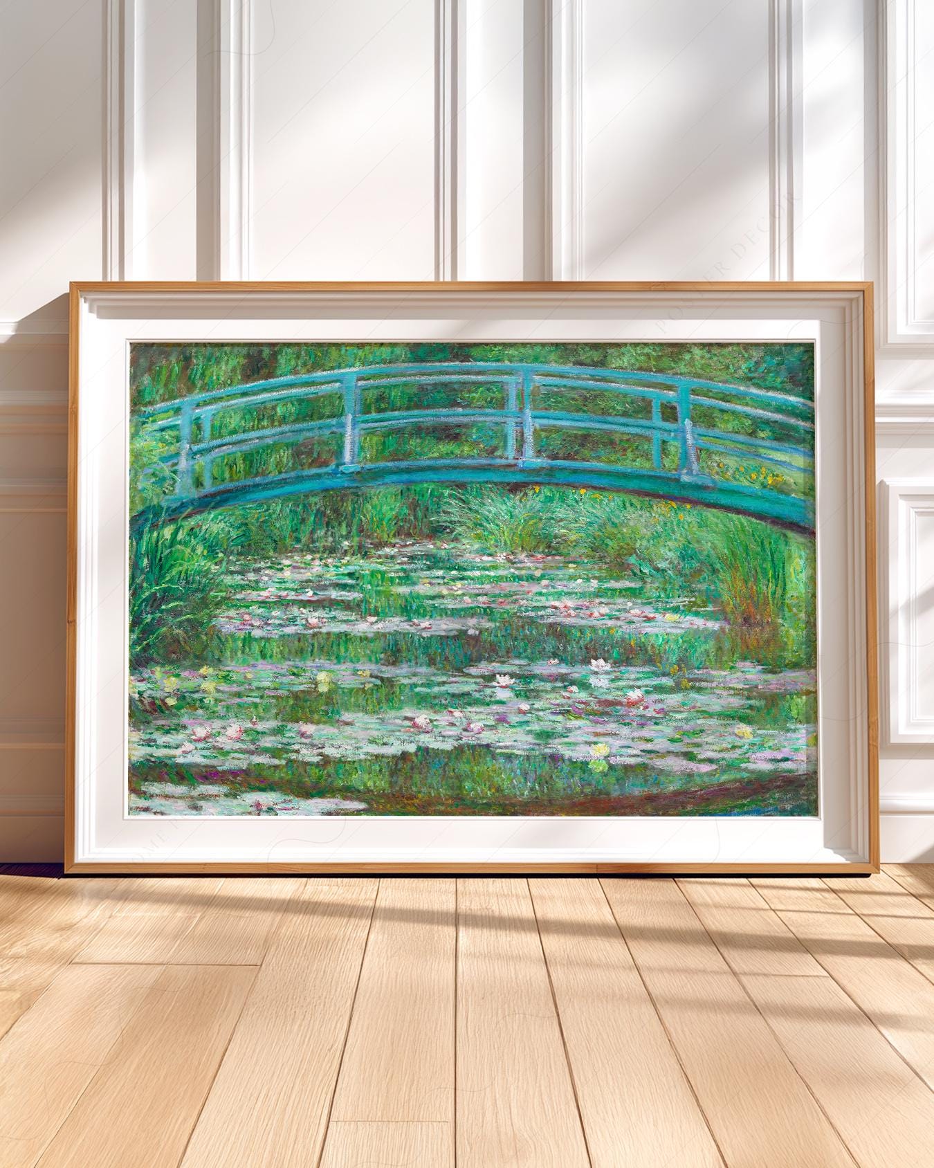 Claude Monet Japanese Bridge Art Print –bridge Over a Pond of