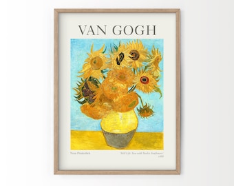 Vincent Van Gogh Flower Canvas Oil Painting Print Poster Picture Home Wall Decor