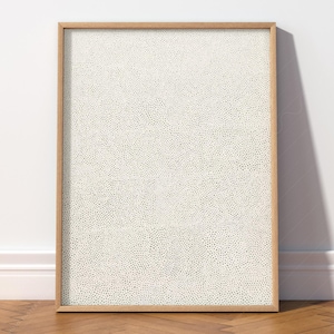 Yayoi Kusama print White Net Minimalist wall art Japanese artist Modern decor Interminable Net Apartment wall decor 11
