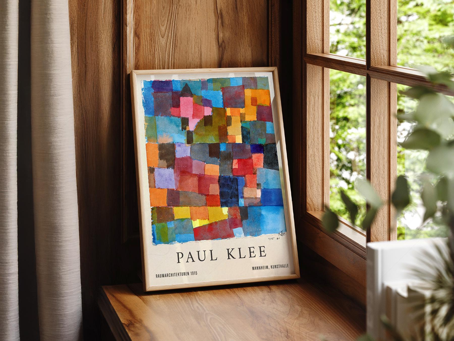 Paul Klee Bauhaus Exhibition Poster, Colorful Abstract Print 9 - Etsy