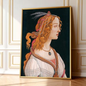 Botticelli art print Renaissance wall art Italian masterpiece Famous artwork poster Classical art poster Wedding gift idea 21 4 image 11