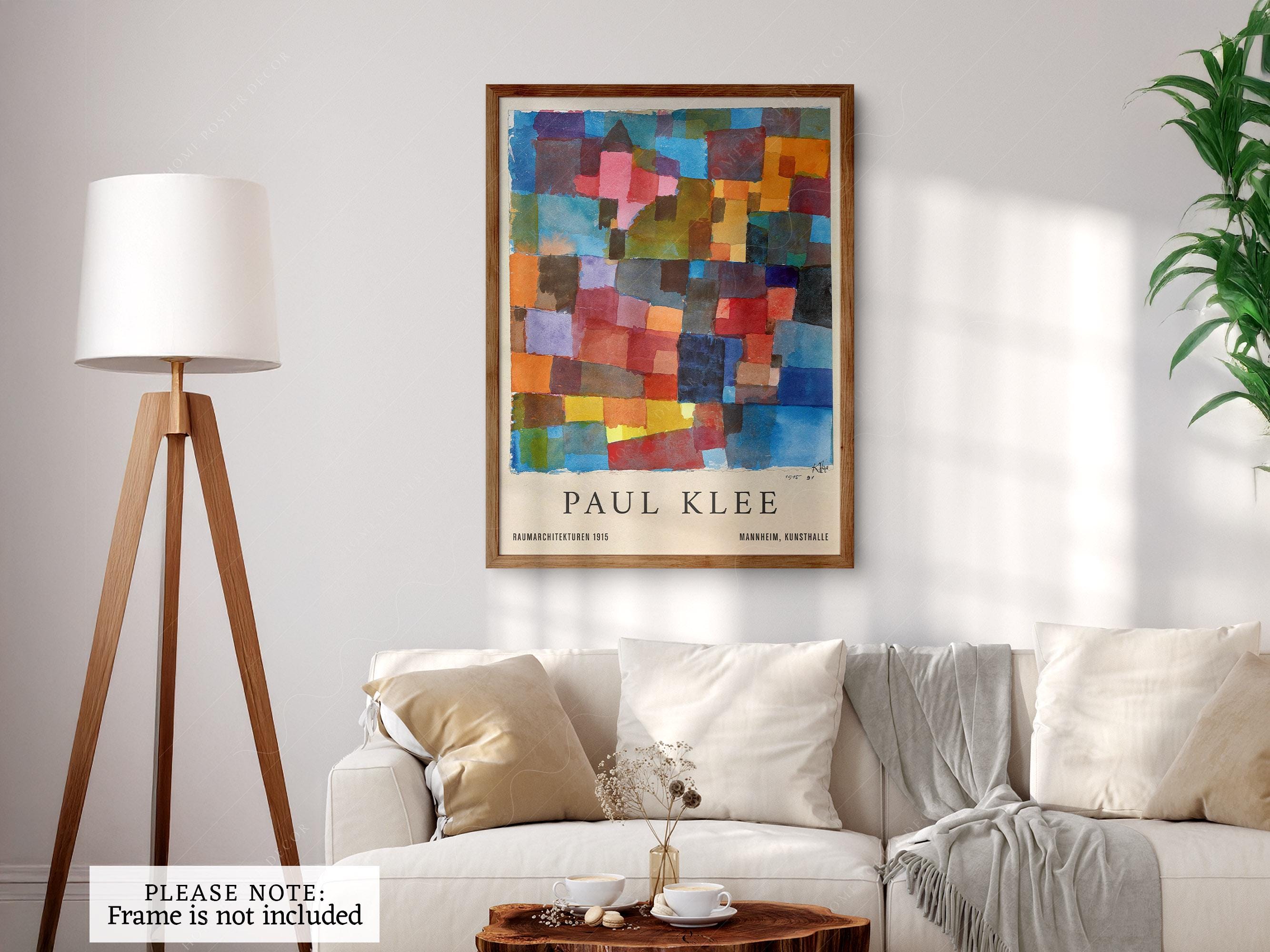 Paul Klee Bauhaus Exhibition Poster, Colorful Abstract Print 9 - Etsy