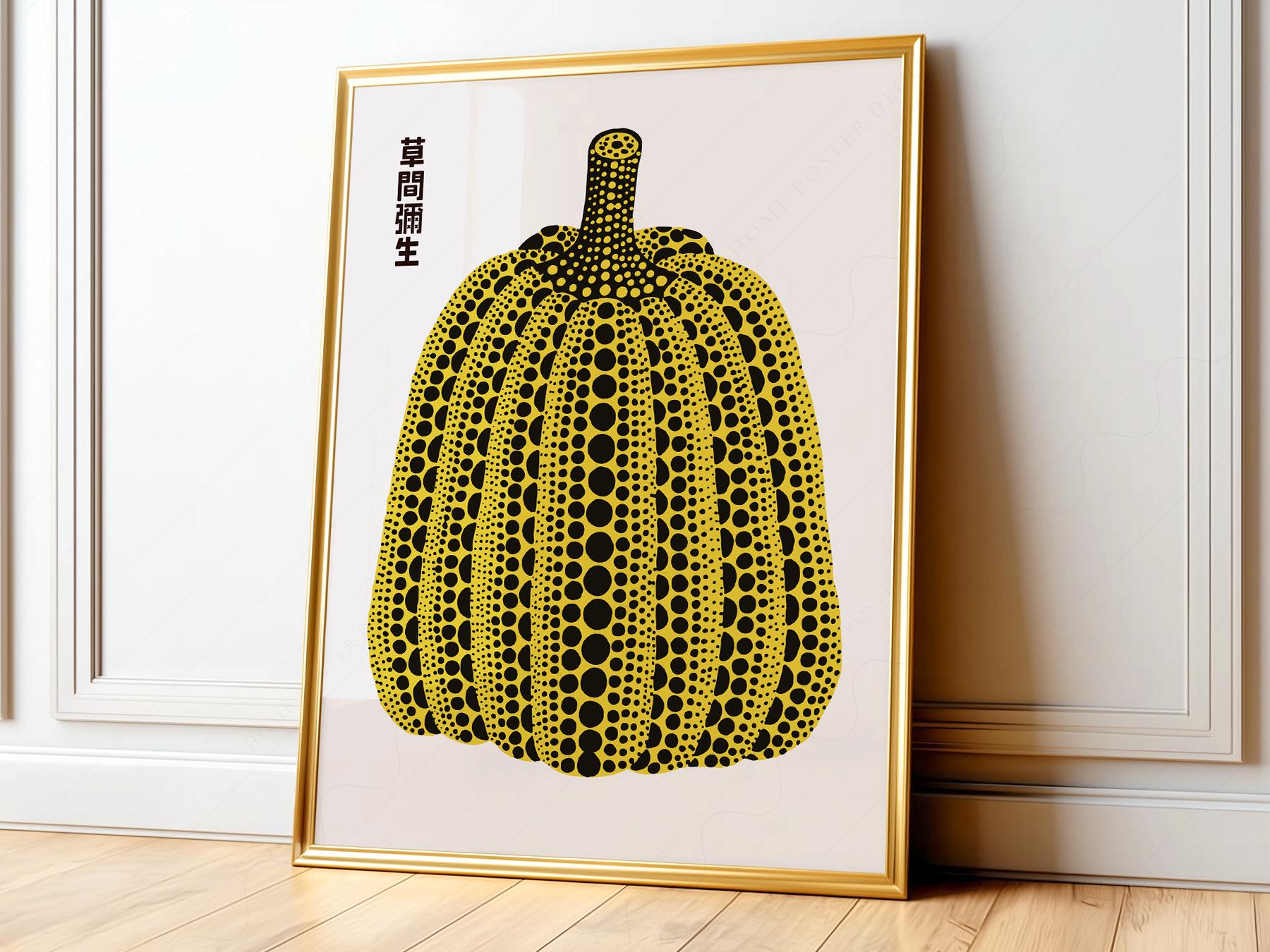 Œuvre Ou Objet Yayoi Kusama - Thème 'Pumpkin' (Citrouille) Jaune, Occasion En Parfait état