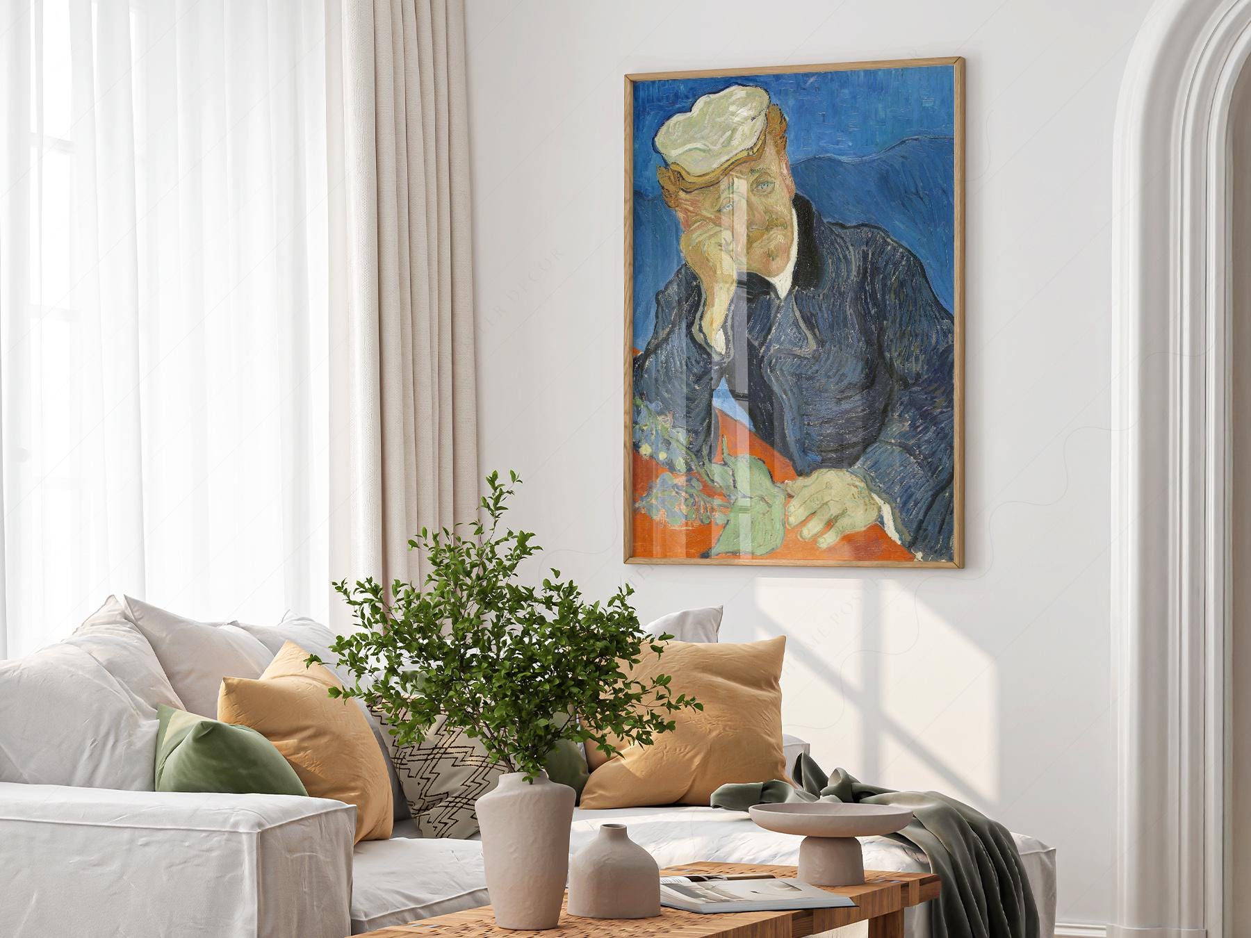 Van Gogh: Portrait of Dr Gachet - Fine Art Print - Etsy