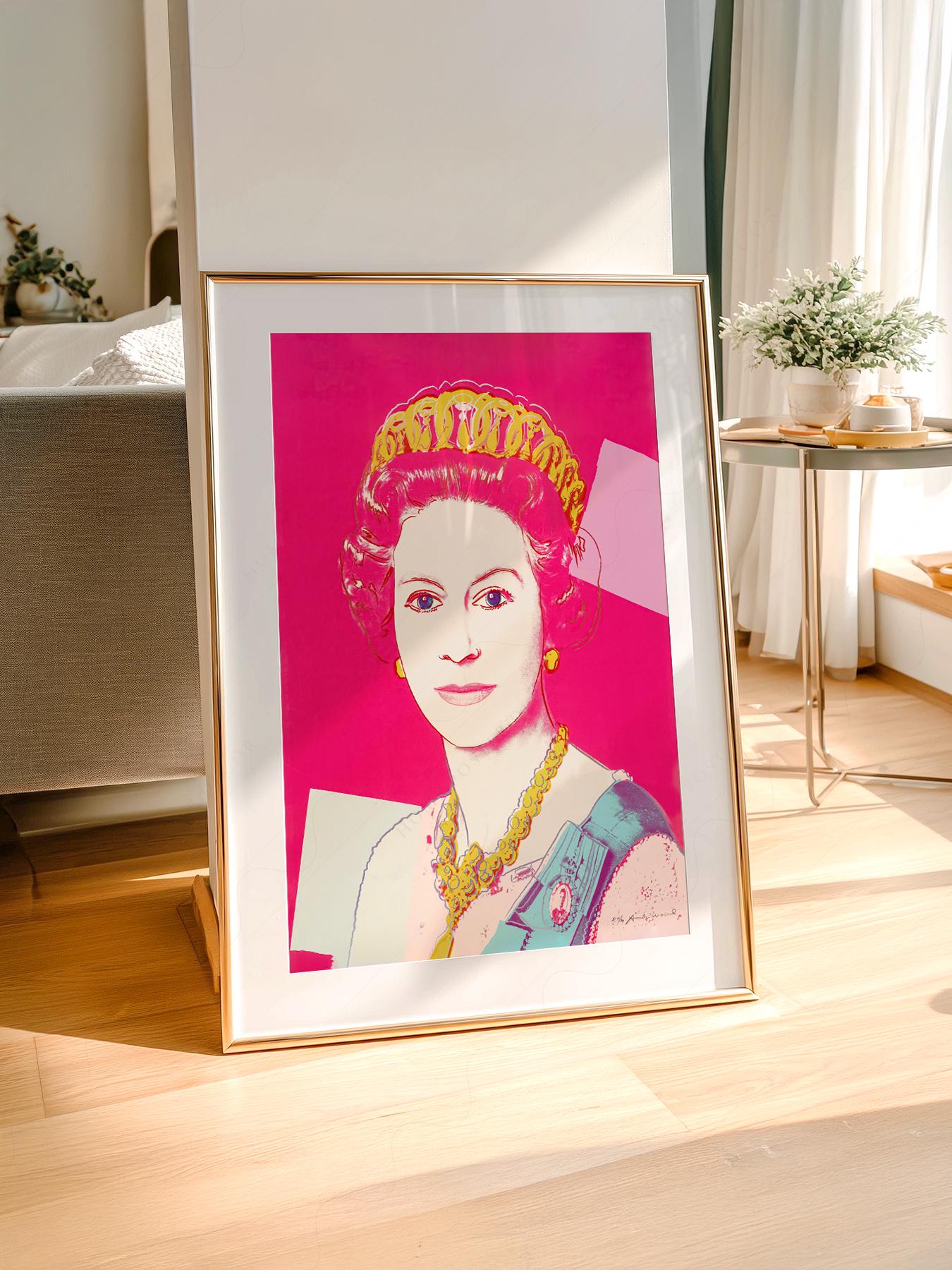 Andy Warhol Poster, Queen Elizabeth II, the Crown, Pop Art 6-1 - Etsy