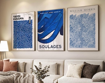 Mid Century Modern Gallery Wall Art, Matisse, Picasso, Kusama