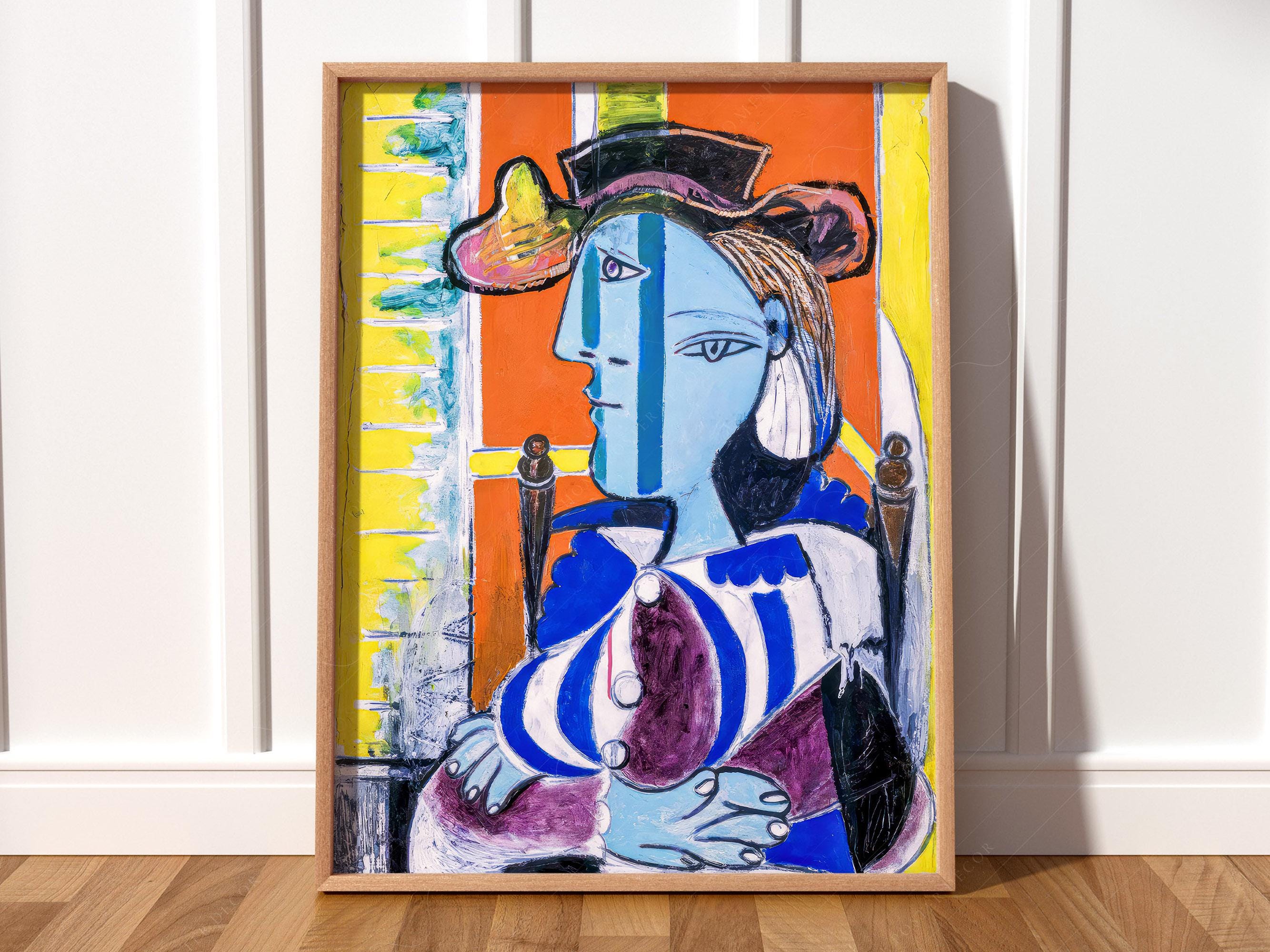 Pablo Picasso Seated Woman With Folded Arms Art Print | Modern Art