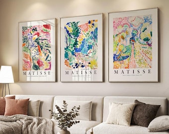 Henri Matisse Wall Art Set of 3 – Colorful Modern Art Prints 7
