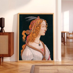 Botticelli art print Renaissance wall art Italian masterpiece Famous artwork poster Classical art poster Wedding gift idea 21 4 image 12