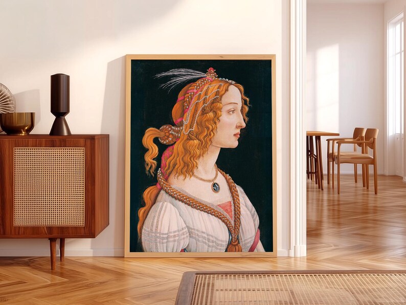 Botticelli art print Renaissance wall art Italian masterpiece Famous artwork poster Classical art poster Wedding gift idea 21 4 image 12