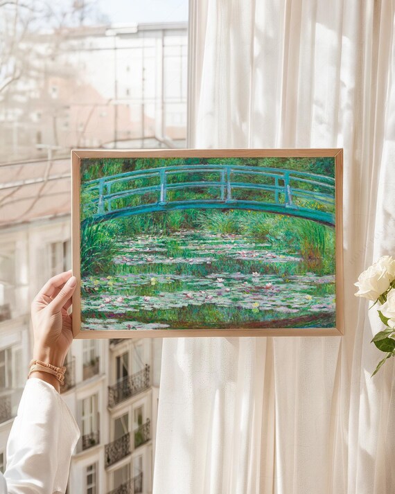 Claude Monet Japanese Bridge Art Print –bridge Over a Pond of