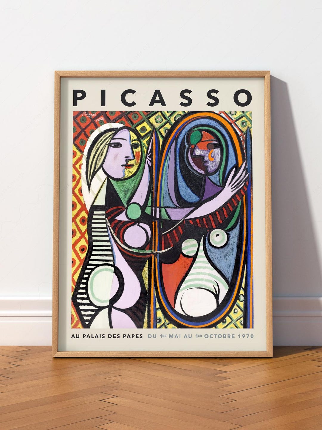 Pablo Picasso Girl Before a Mirror Print: Modernist Home Decor - Etsy
