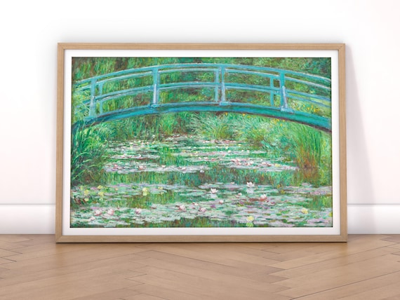 Claude Monet, Bridge Over a Pond of Water Lilies, the Japanese