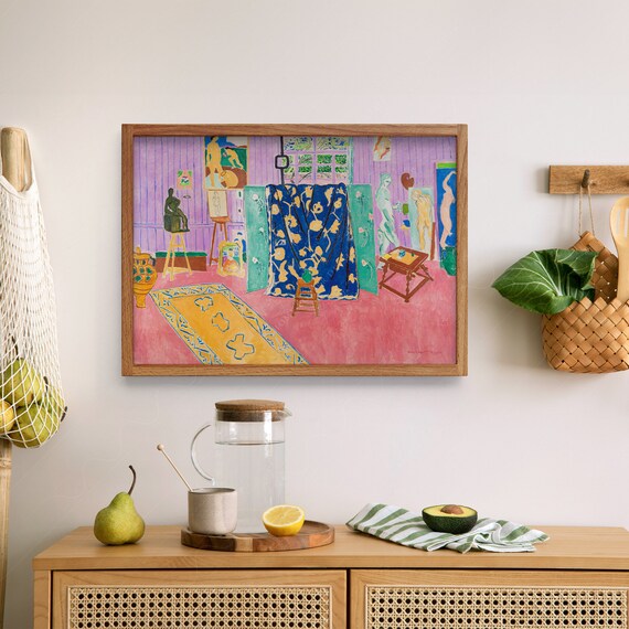 Henri Matisse the Pink Studio Famous Painting Matisse Wall