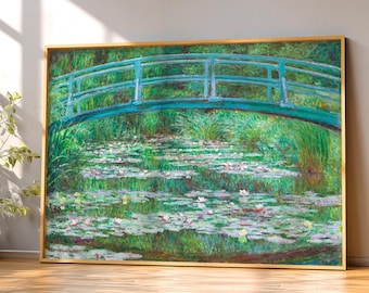 Claude Monet Japanese Bridge Art Print –bridge Over a Pond of