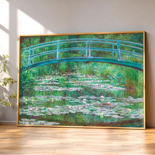 Claude Monet Japanese Bridge Art Print –bridge Over a Pond of
