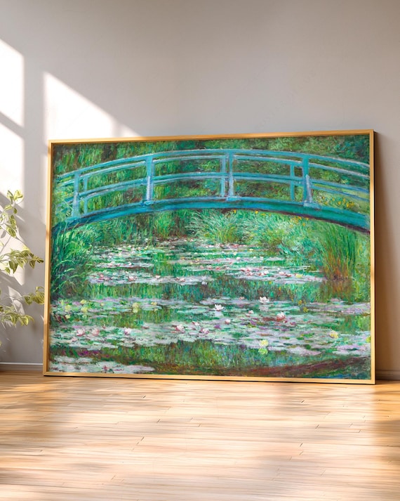 Claude Monet Japanese Bridge Art Print –bridge Over a Pond of