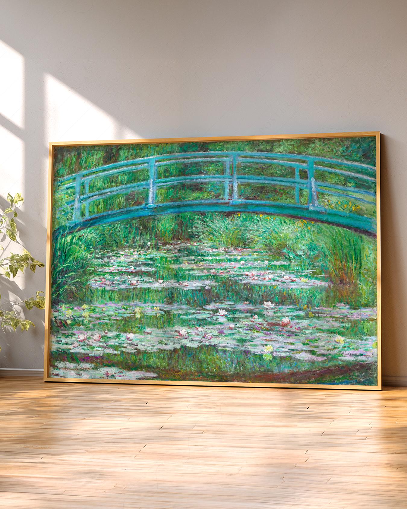 Claude Monet Japanese Bridge Art Print –bridge Over a Pond of