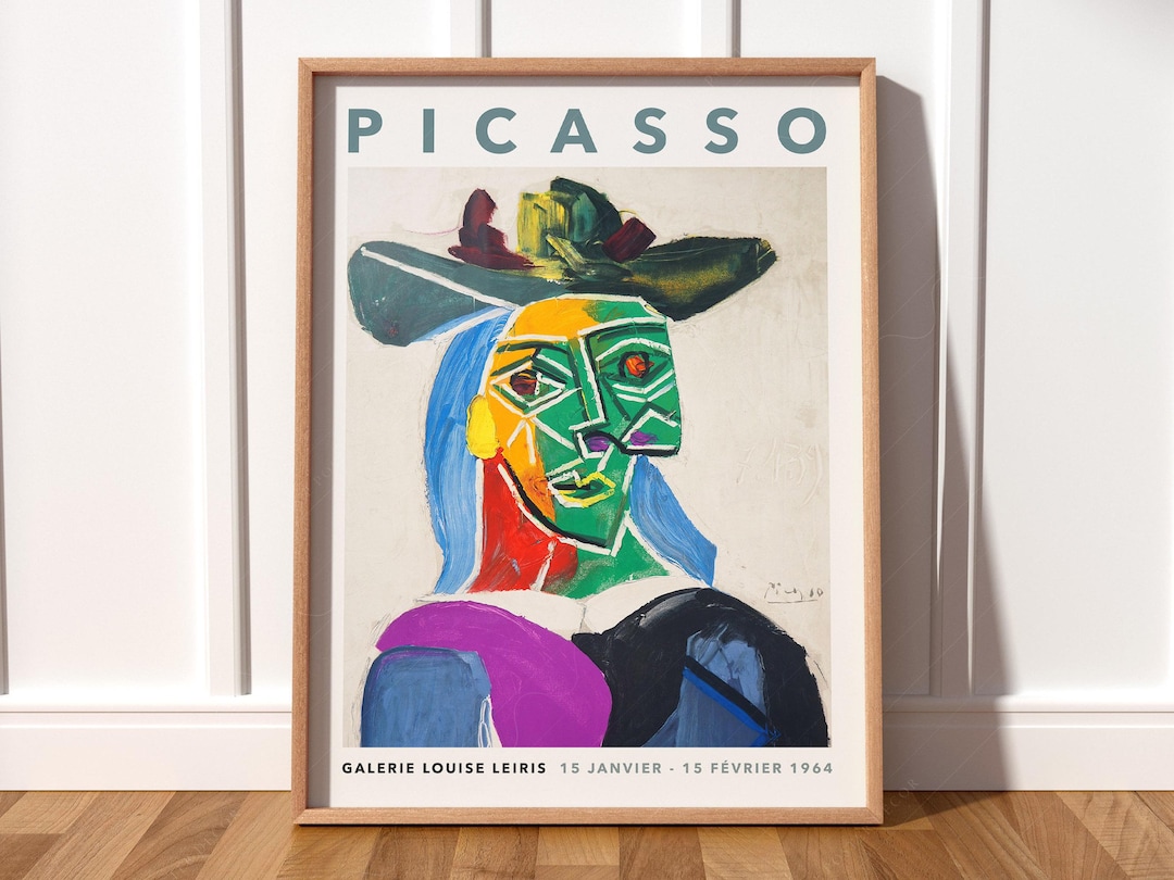 Pablo Picasso Print, Picasso Wall Art, Picasso Exhibition, Picasso
