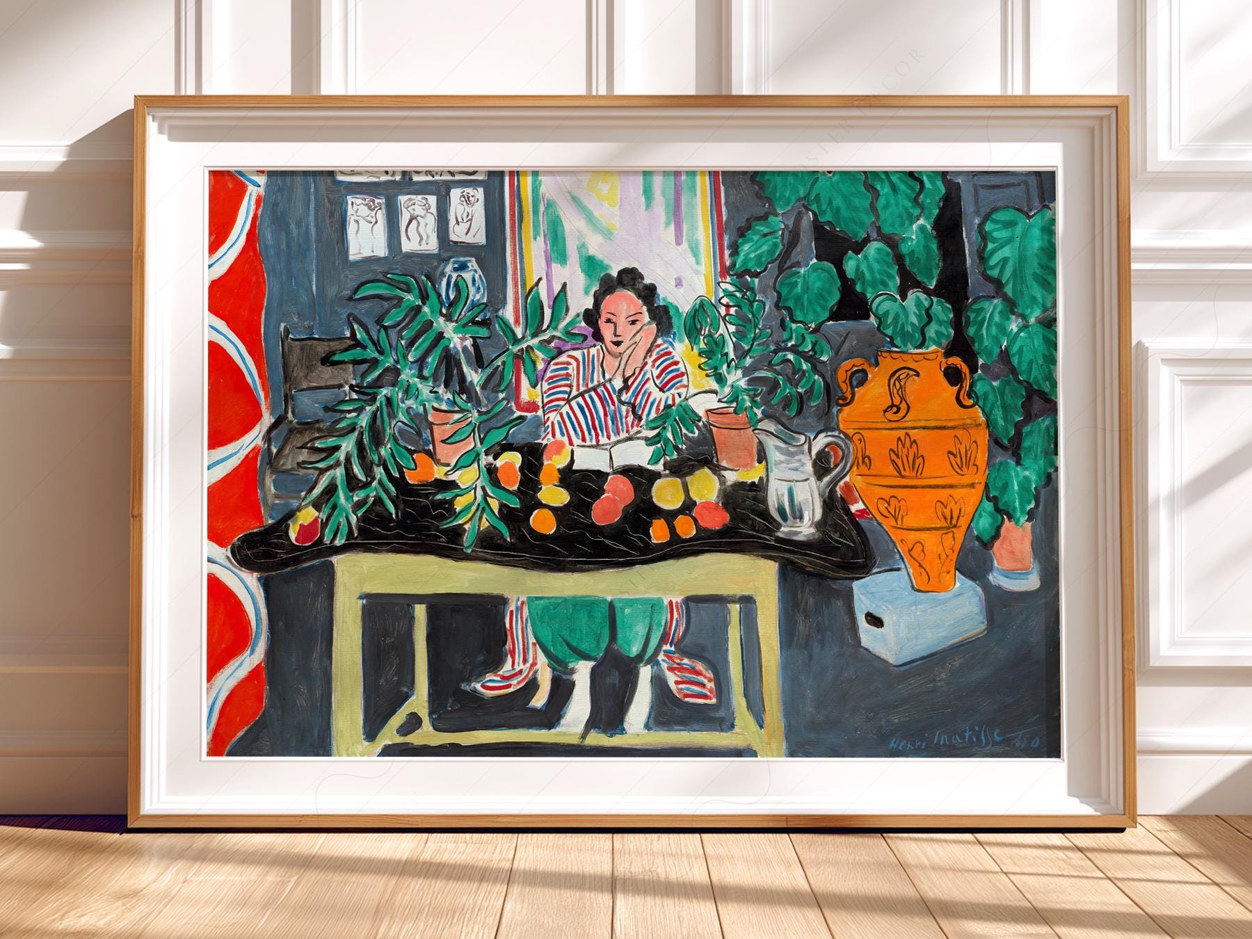 Henri Matisse Etruscan Vase Table Fruits and Flowers Matisse