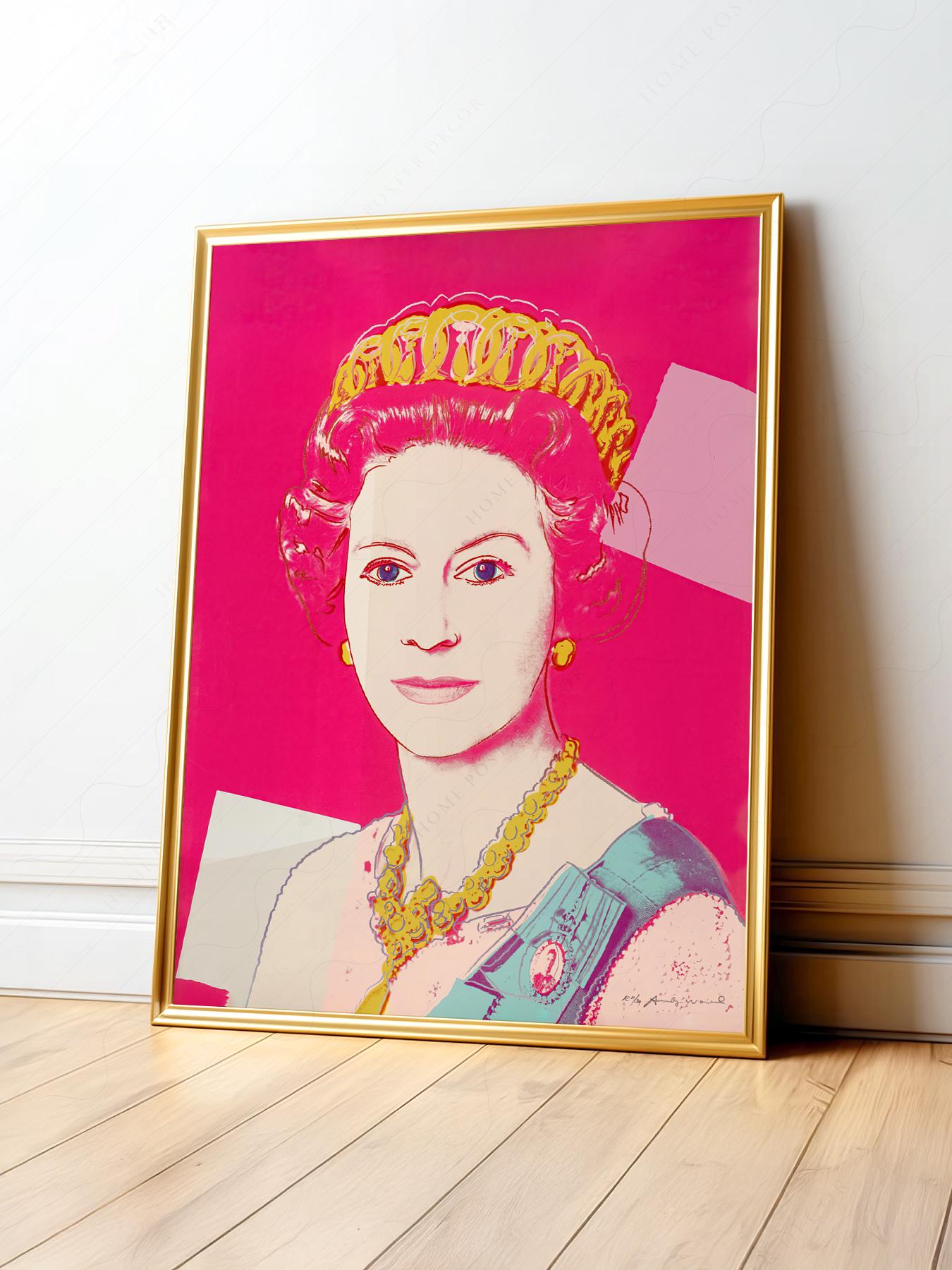Andy Warhol Poster, Queen Elizabeth II, the Crown, Pop Art 6-1 - Etsy