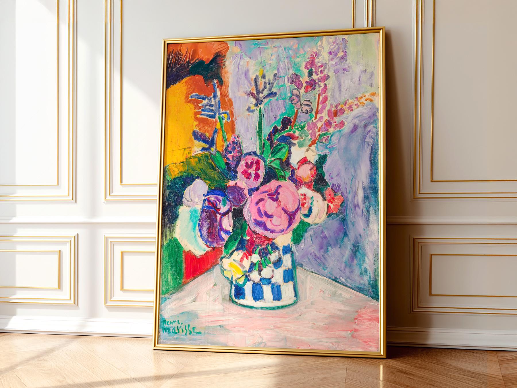 Henri Matisse Les Pivoines Bouquet of Vibrantly Colored Spring