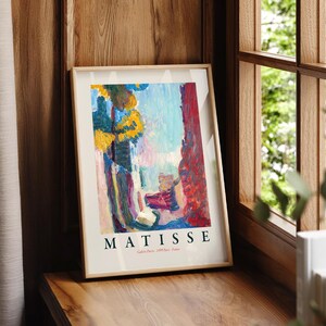 Henri Matisse Arcueil Print, Modern Bold Colors Home Decor image 4