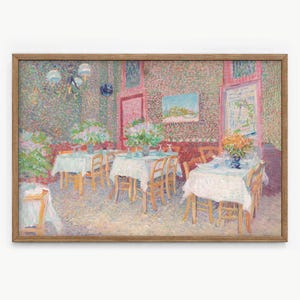 Vincent van Gogh Interior de un restaurante en Arles Regalo para amante del arte Obra maestra Van Gogh Impresión 41