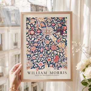 William Morris Floral Wall Art, Vintage Botanical Print, Classic Decor 68 immagine 7