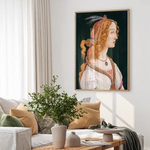 Botticelli art print Renaissance wall art Italian masterpiece Famous artwork poster Classical art poster Wedding gift idea 21 4 image 10