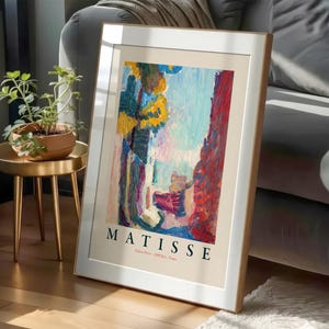 Henri Matisse Arcueil Print, Modern Bold Colors Home Decor image 7