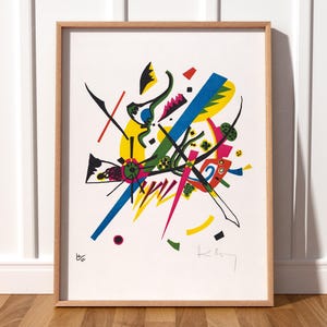 Wassily Kandinsky Print, Abstract Poster, Colourful Wall Art, Fine art print, Modern art print, Kandinsky Poster, Office Decor