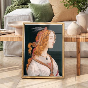 Botticelli art print Renaissance wall art Italian masterpiece Famous artwork poster Classical art poster Wedding gift idea 21 4 image 9