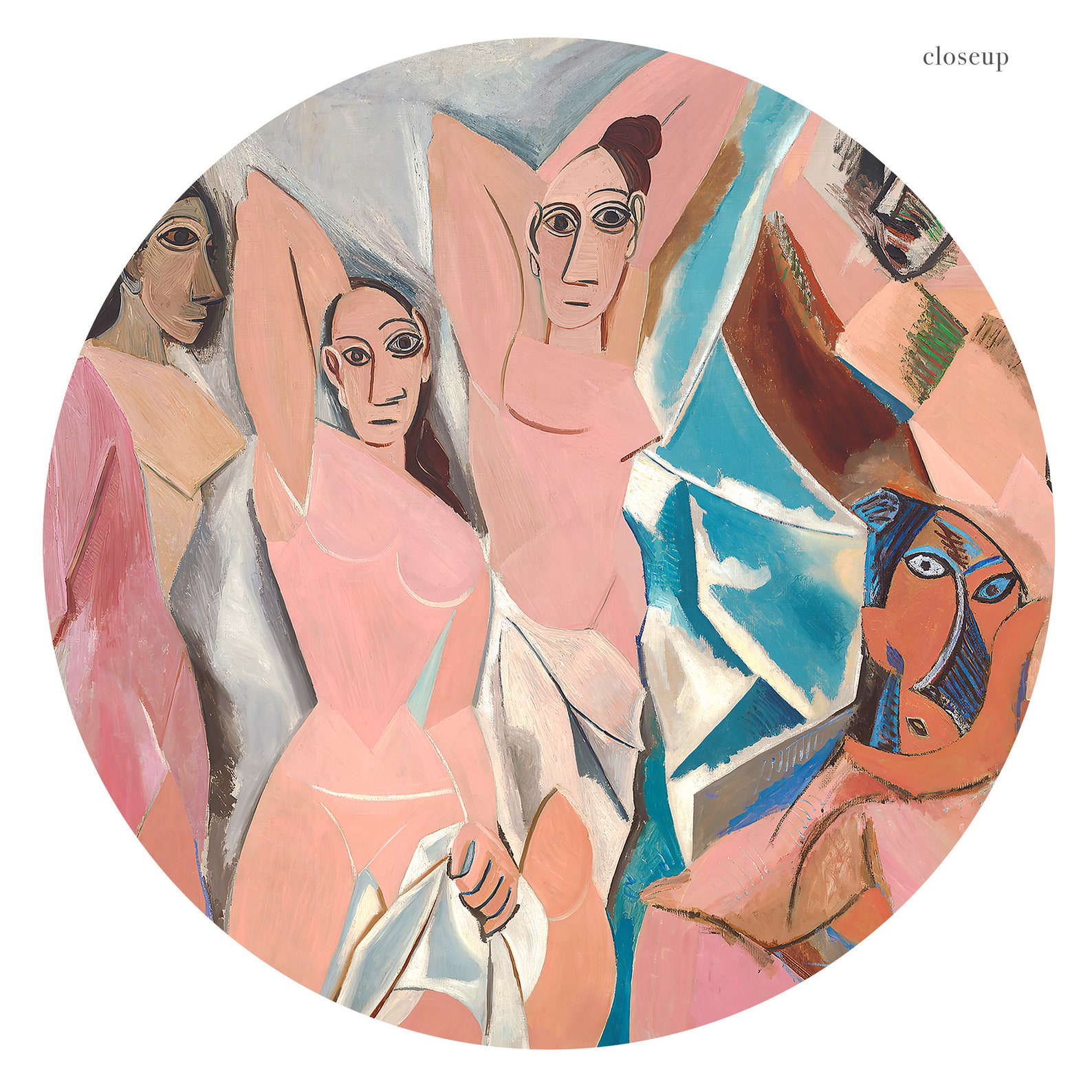 Pablo Picasso Print Le Cubisme Poster Les Demoiselles Etsy