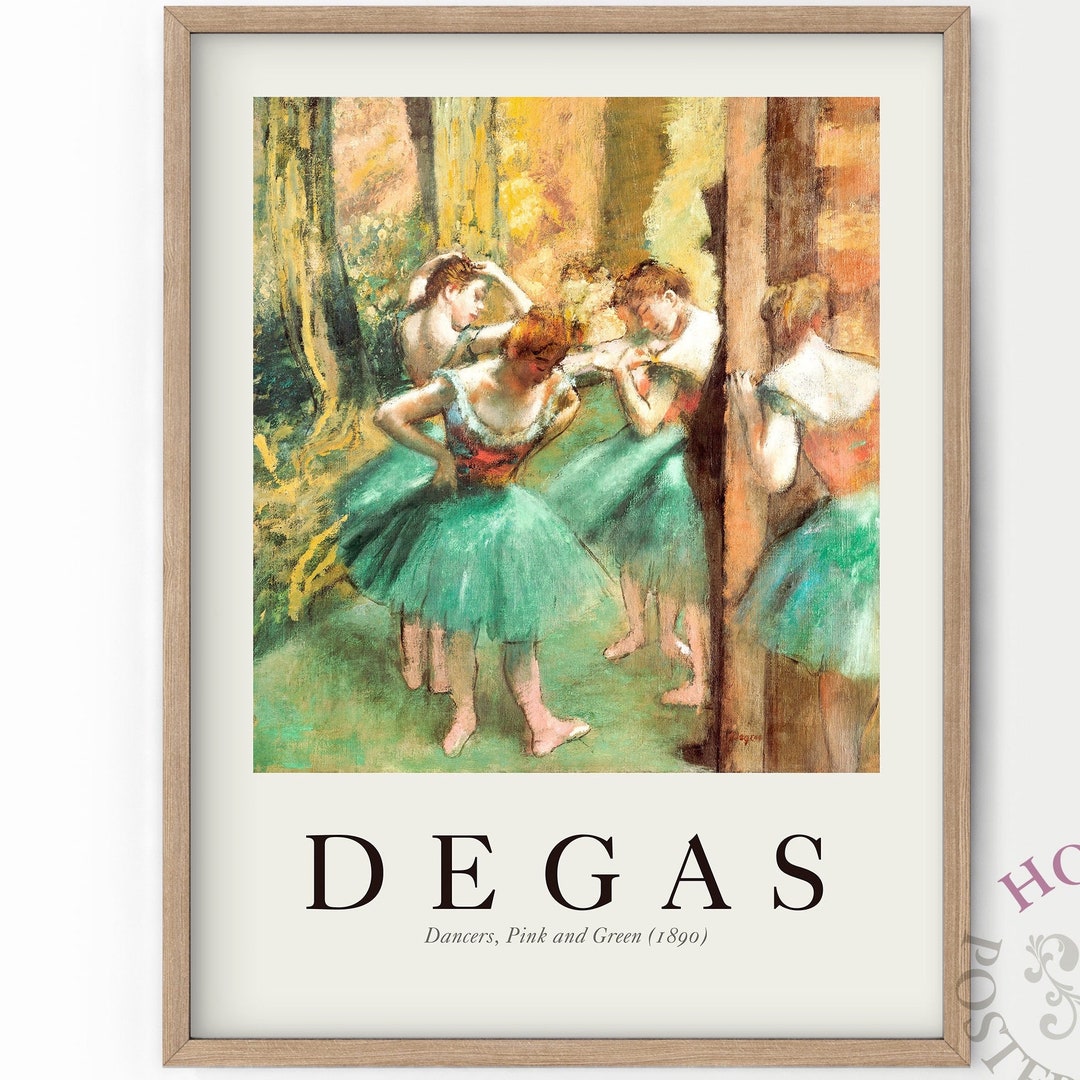Edgar Degas Poster Degas Wall Art Degas Exhibition Poster Etsy