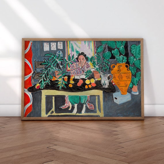 Henri Matisse Etruscan Vase Table Fruits and Flowers Matisse