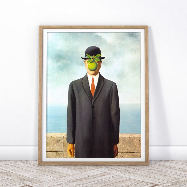 Rene Magritte Art Magritte Poster the Son of Man - Etsy Canada