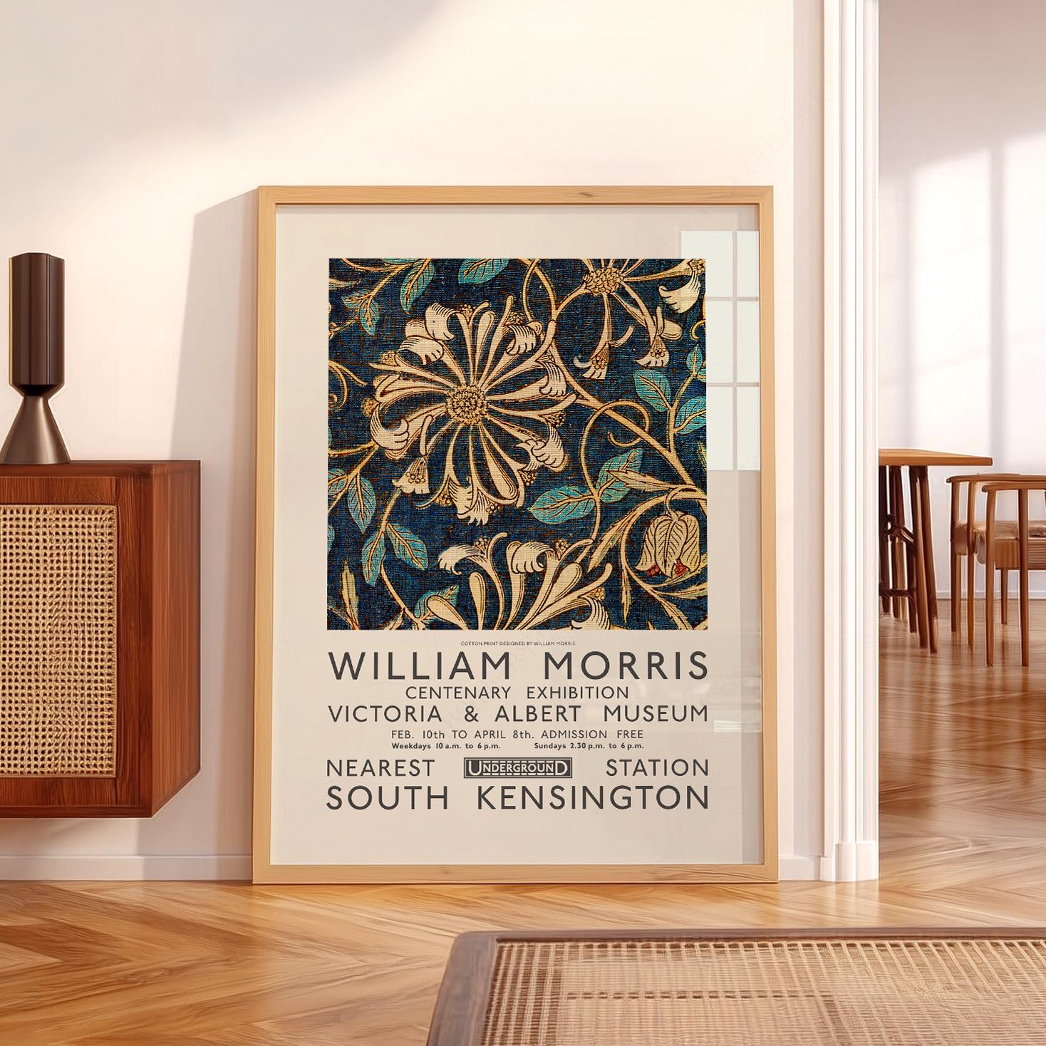 William Morris Centenary Exhibition Poster, Victoria & Albert