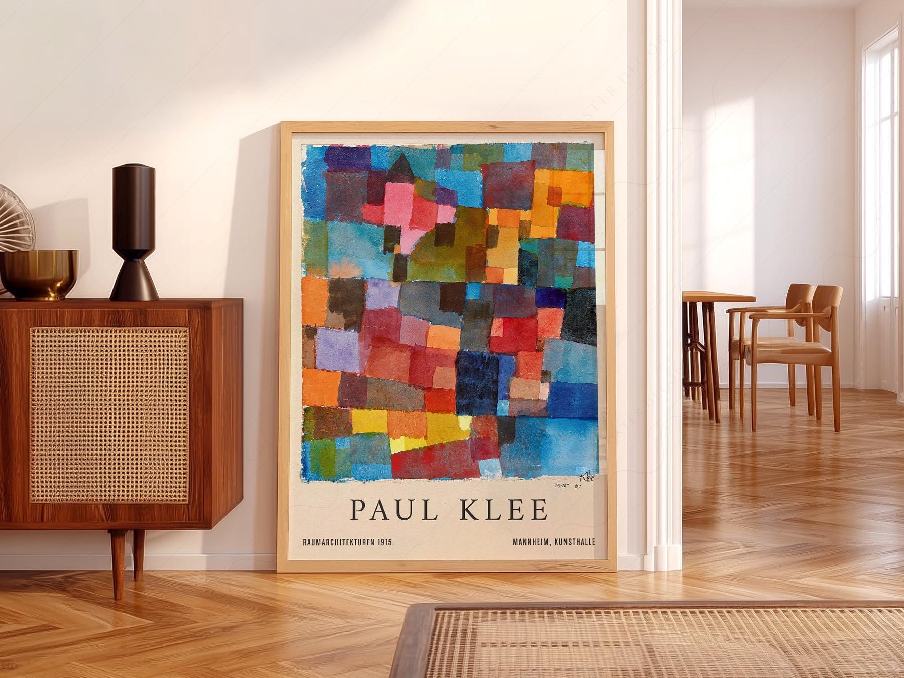 Paul Klee Bauhaus Exhibition Poster, Colorful Abstract Print 9 - Etsy