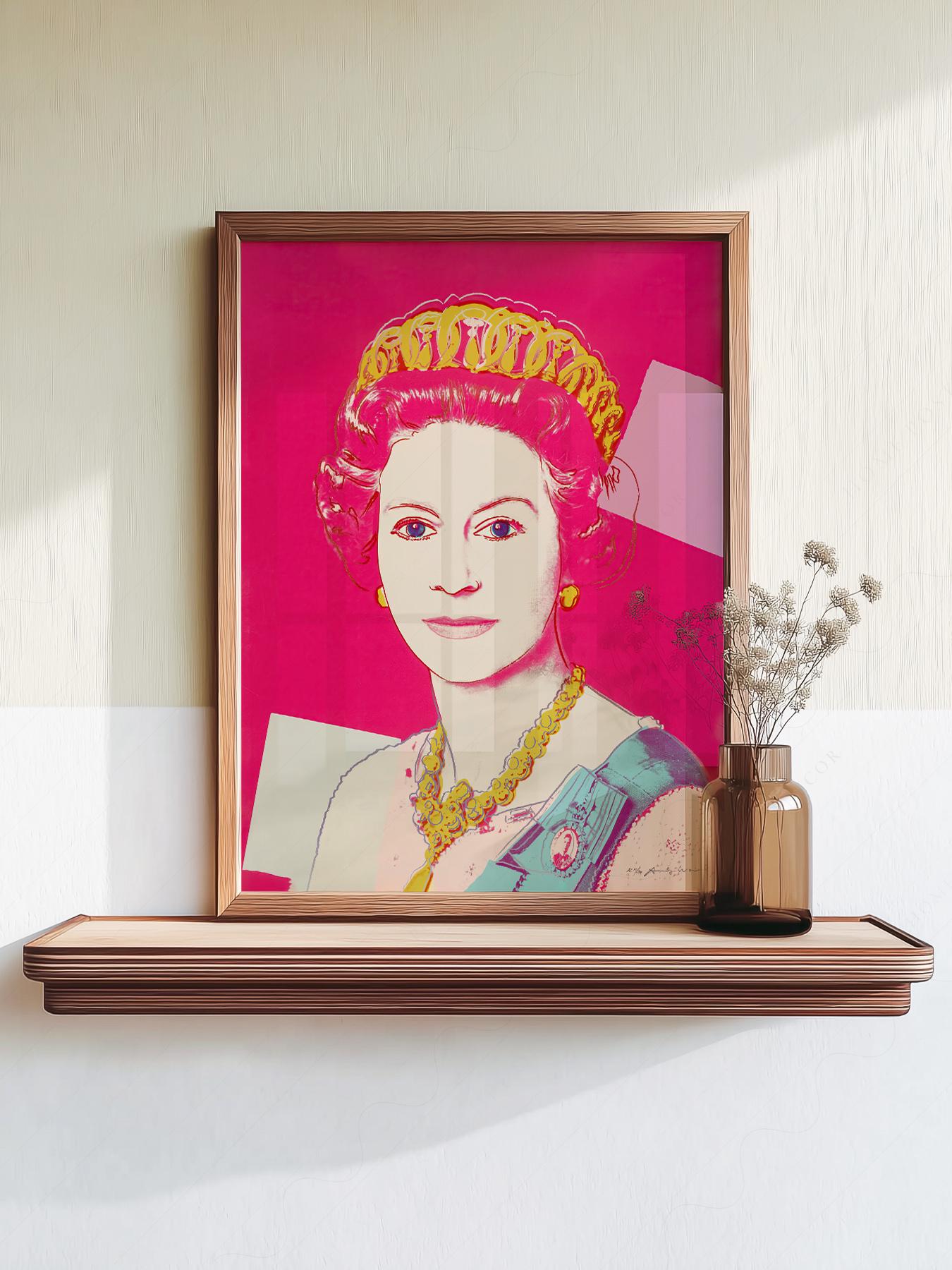 Andy Warhol Poster, Queen Elizabeth II, the Crown, Pop Art 6-1 - Etsy