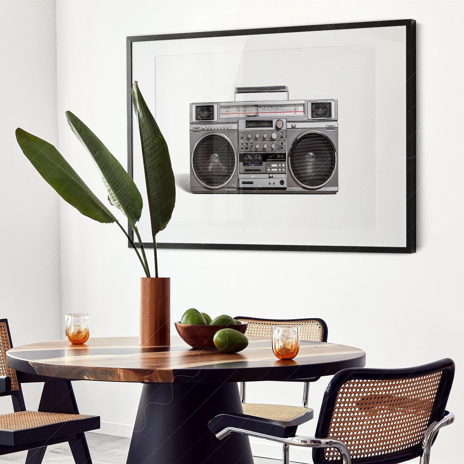 アート・デザイン・音楽 1989 Country  Collection & Colonial Boombox Print, Vintage Stereo Wall Art, 80s Decor, RC-M90 - Etsy