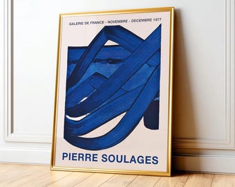 Pierre Soulages, Sérigraphie N.18, 1988 - Etsy