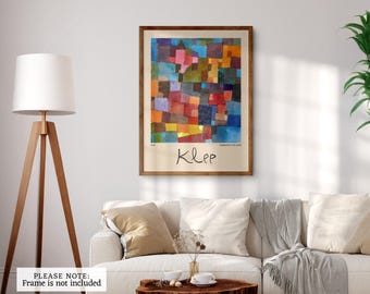 アート・デザイン・音楽 Paul Klee: Bauhaus Master Paul Klee Bauhaus Master Exhibition Poster Abstract Print