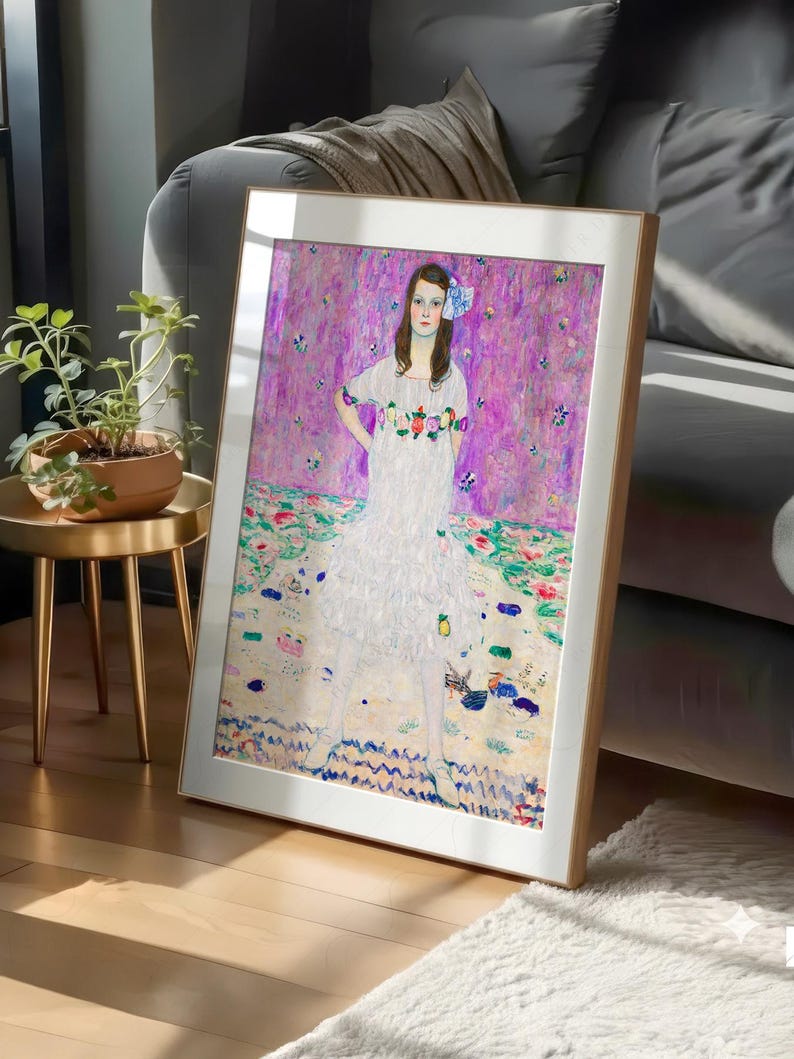 Gustav Klimt Poster: Portrait of Mada Primavesi, Museum Quality Print 3 image 11