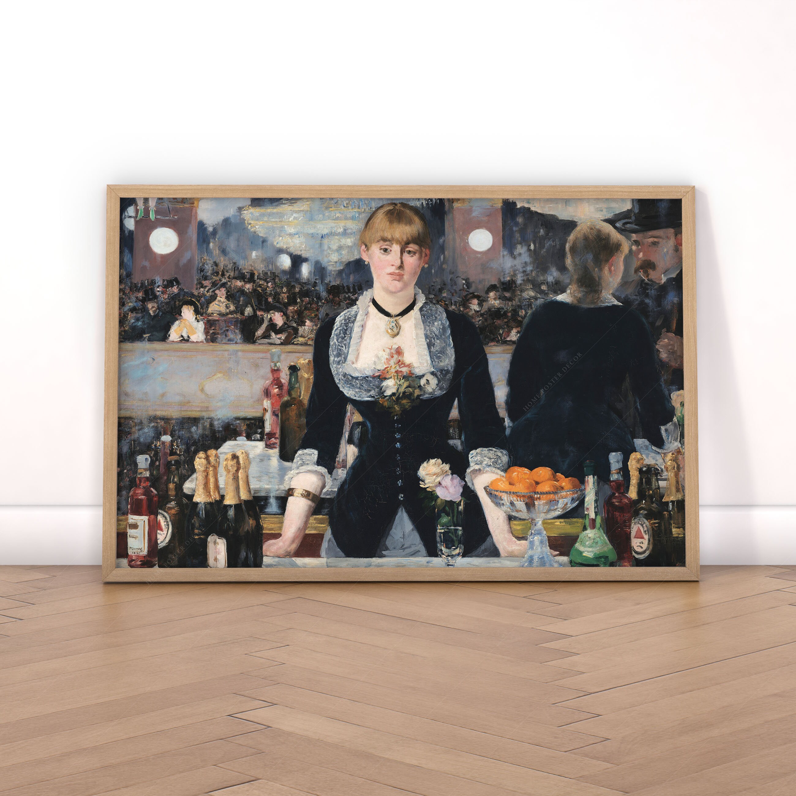 Edouard Manet A Bar at the Folies Bergère, Dine Room Decor, Above Bar ...