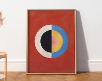 Hilma af Klint The Swan, No 17 Print | Abstract Geometric Painting | Mid Century Minimalist Wall Art 18