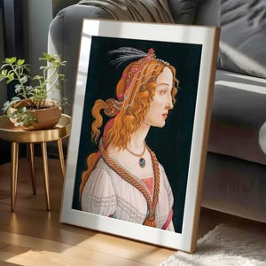 Botticelli art print Renaissance wall art Italian masterpiece Famous artwork poster Classical art poster Wedding gift idea 21 4 image 7